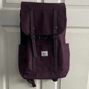 Herschel Supply Company Dark Purple Backpack “Little America”